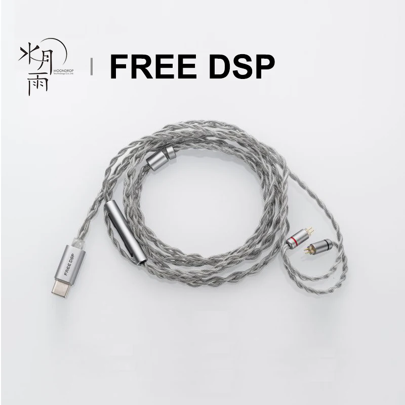 Type C Wired Earphones With Mic - Câble d'écouteurs USB-C Moondrop FREE DSP