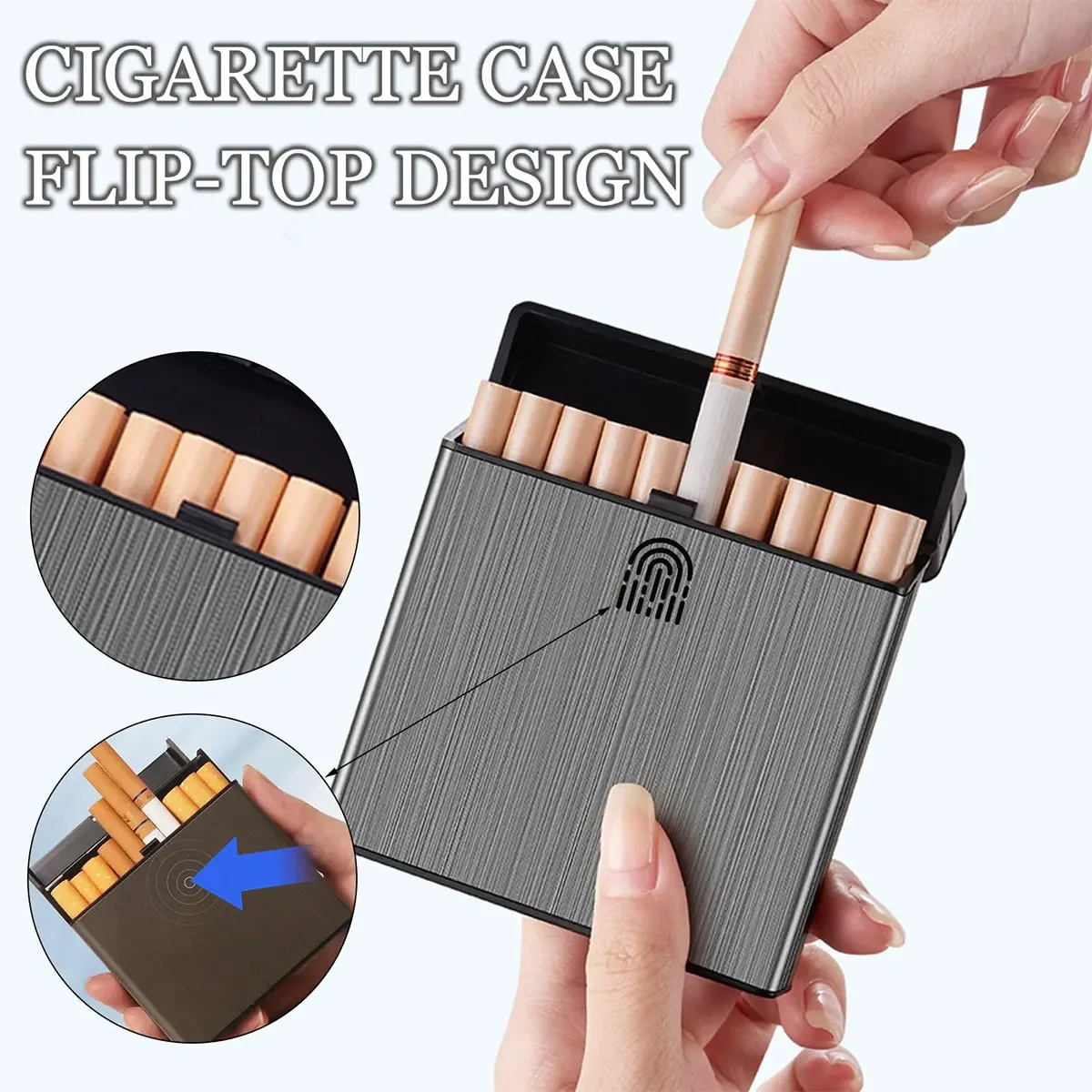 Laptops - Étui à cigarettes de grande capacité