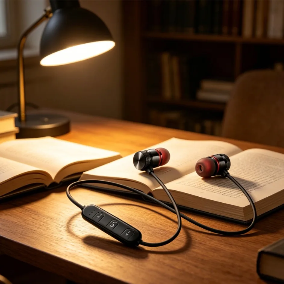 Magnetic Neckband Sports Earphones - Écouteurs Bluetooth intra-auriculaires avec bandeau de