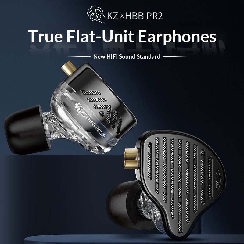Planar Magnetic Iem Earphones - En stock Kz‑Pr2 Écouteurs intra-auriculaires planaires