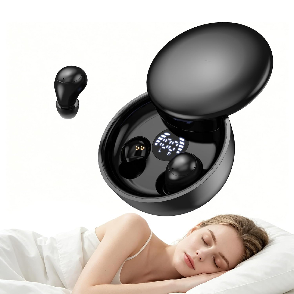 Sleep Mask Headphones Bluetooth - Mini écouteurs invisibles pour le sommeil,