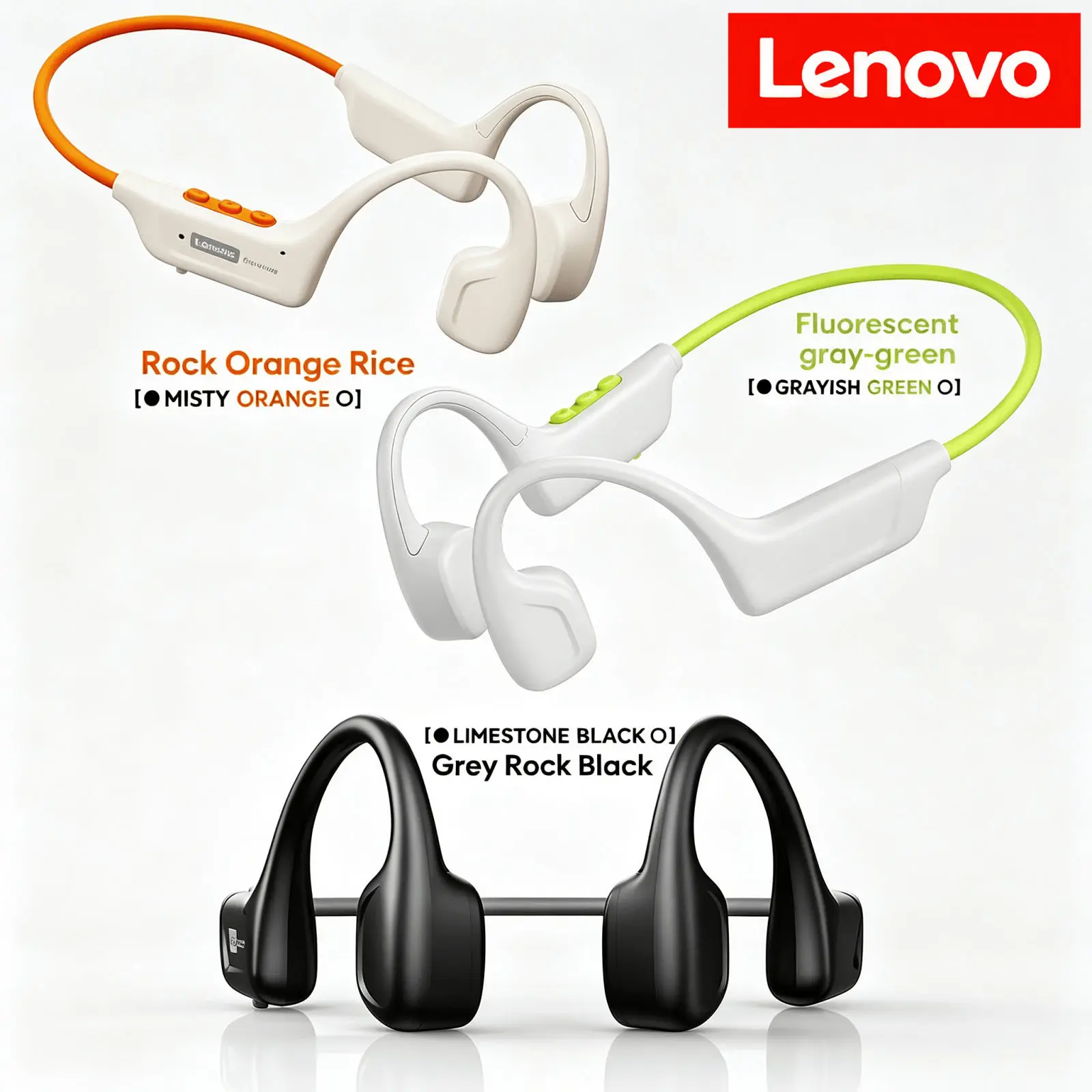 Écouteurs Lenovo S102 à conduc - Bone Conduction Running Headphones avis et prix
