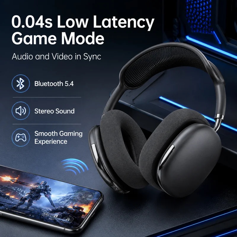 Casque sans fil Bluetooth ANC  - Anc Wireless Over Ear Headphones avis et prix