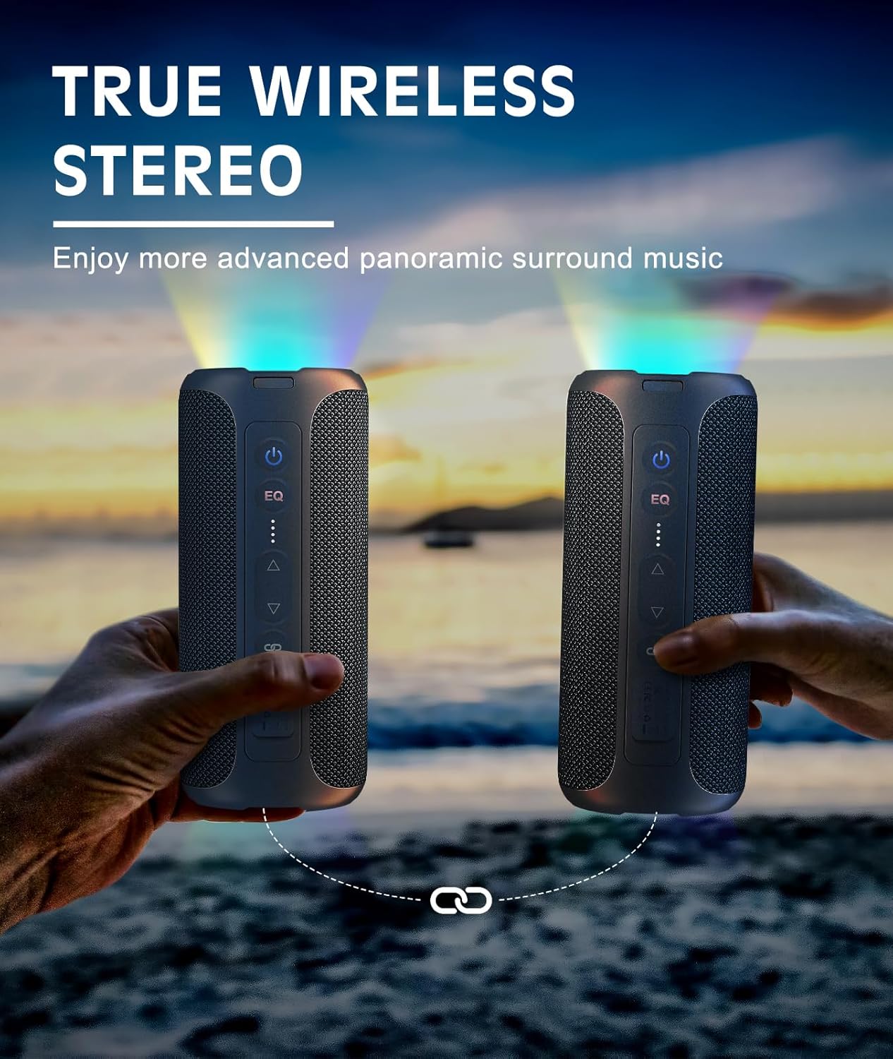 Haut-parleur Bluetooth sans fi - Portable Bluetooth Speaker Waterproof Ipx7 avis et prix