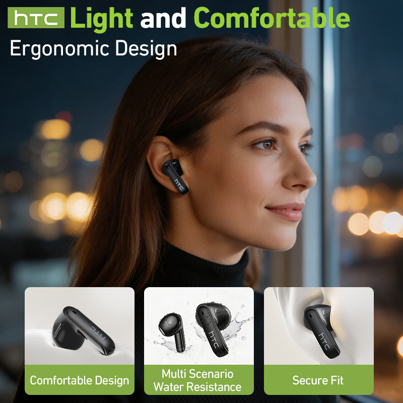 Écouteurs TWS de jeu HTC NE94  - Headphones avis et prix
