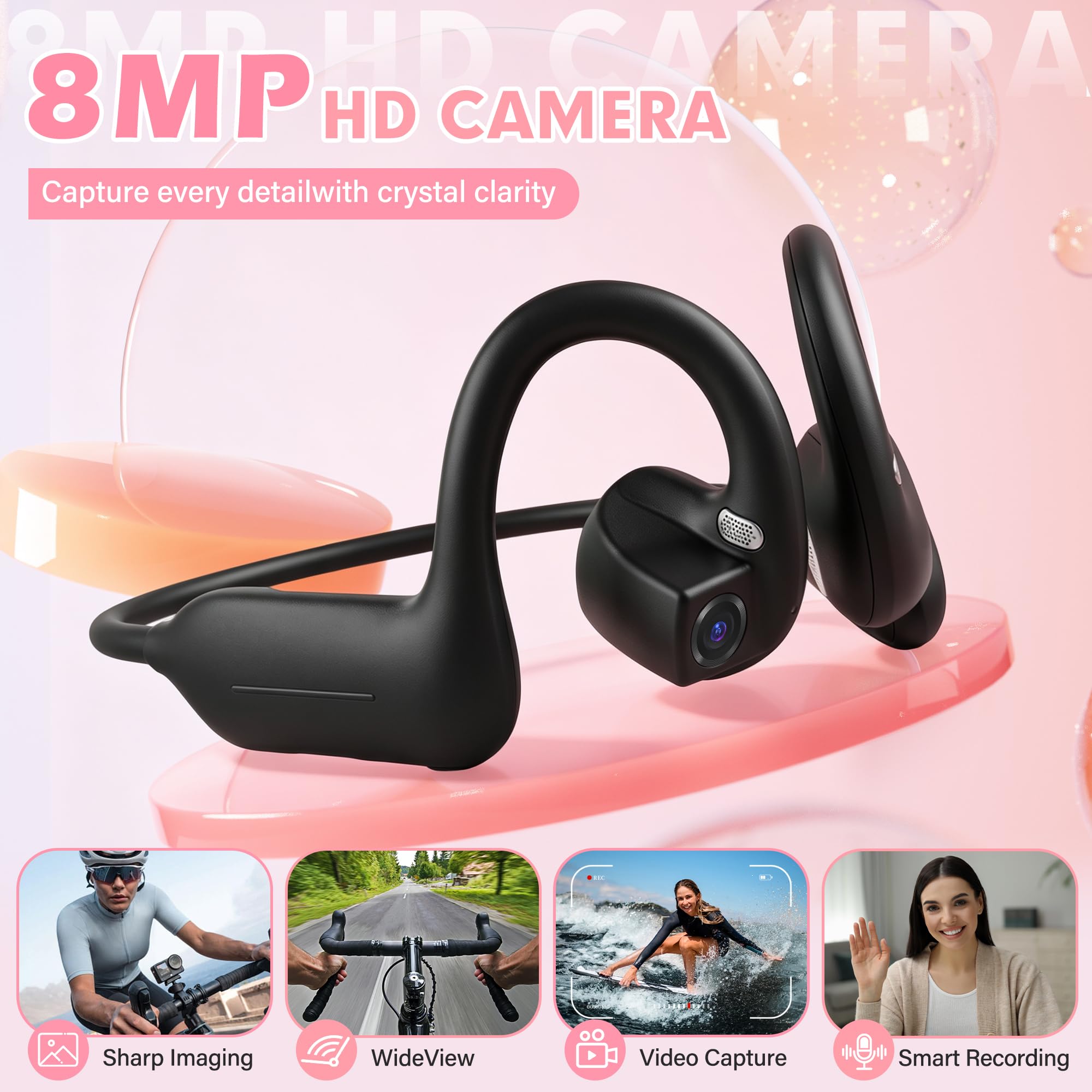 Écouteurs à conduction osseuse - Bone Conduction Running Headphones avis et prix