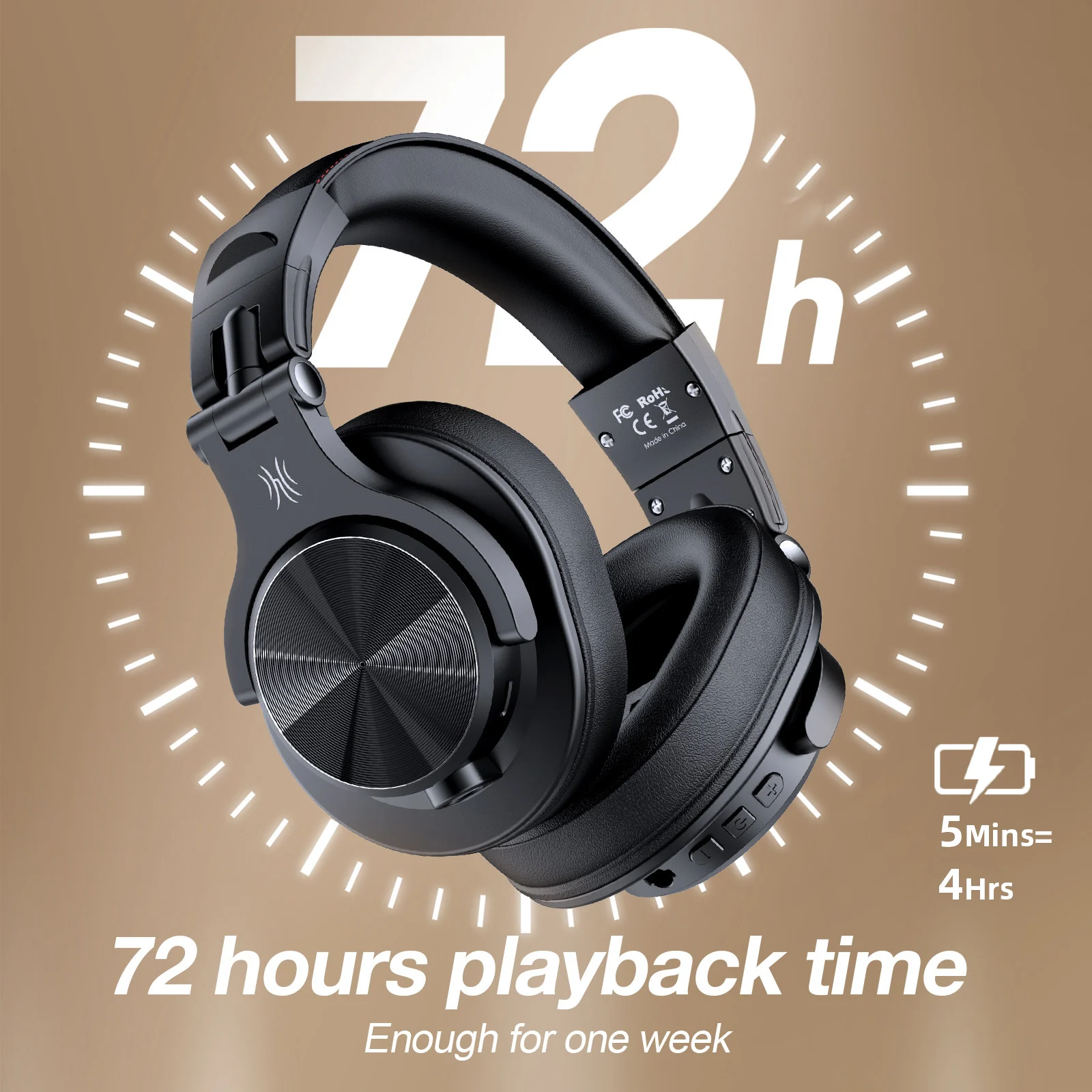 Casque Bluetooth OneOdio Fusio - Anc Wireless Over Ear Headphones avis et prix
