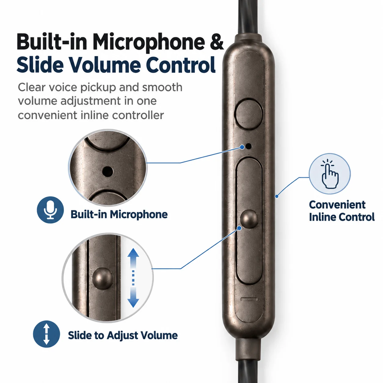 Écouteurs filaires USB Type C  - Type C Wired Earphones With Mic avis et prix