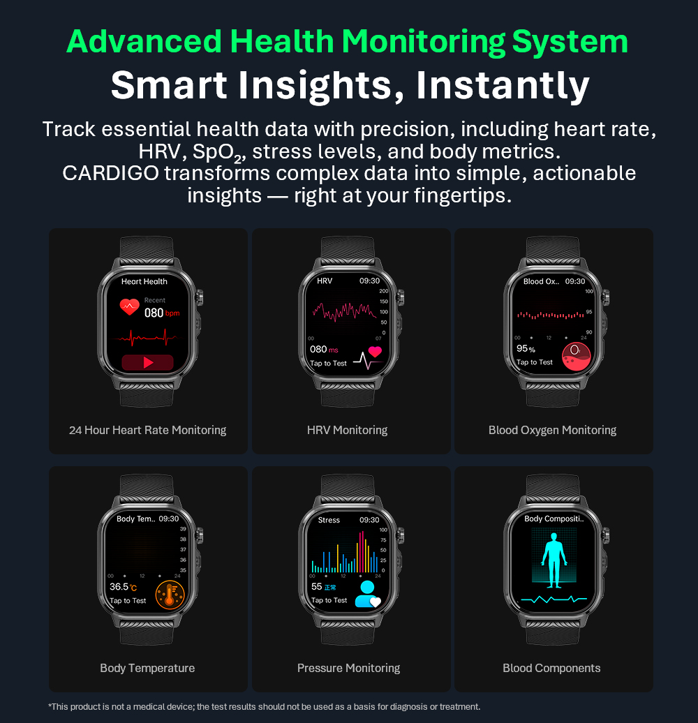 VALDUS CARDIGO Montre connecté - Smartwatches avis et prix