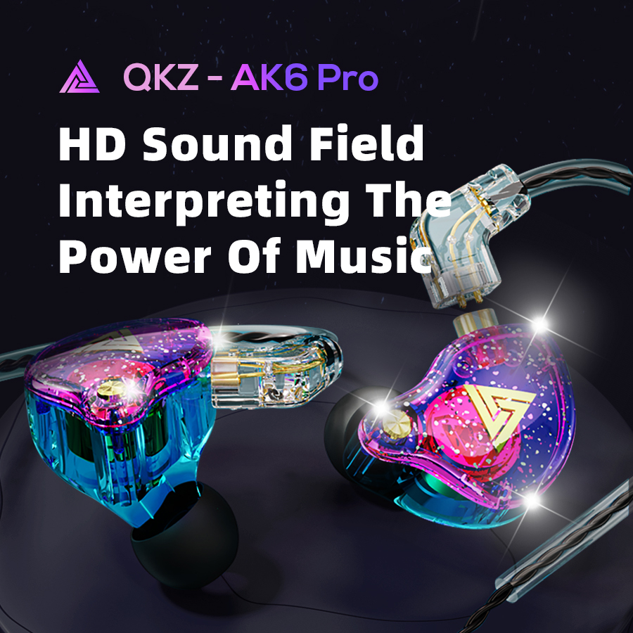Écouteurs filaires QKZ AK6 PRO - In Ear Monitors For Singers avis et prix